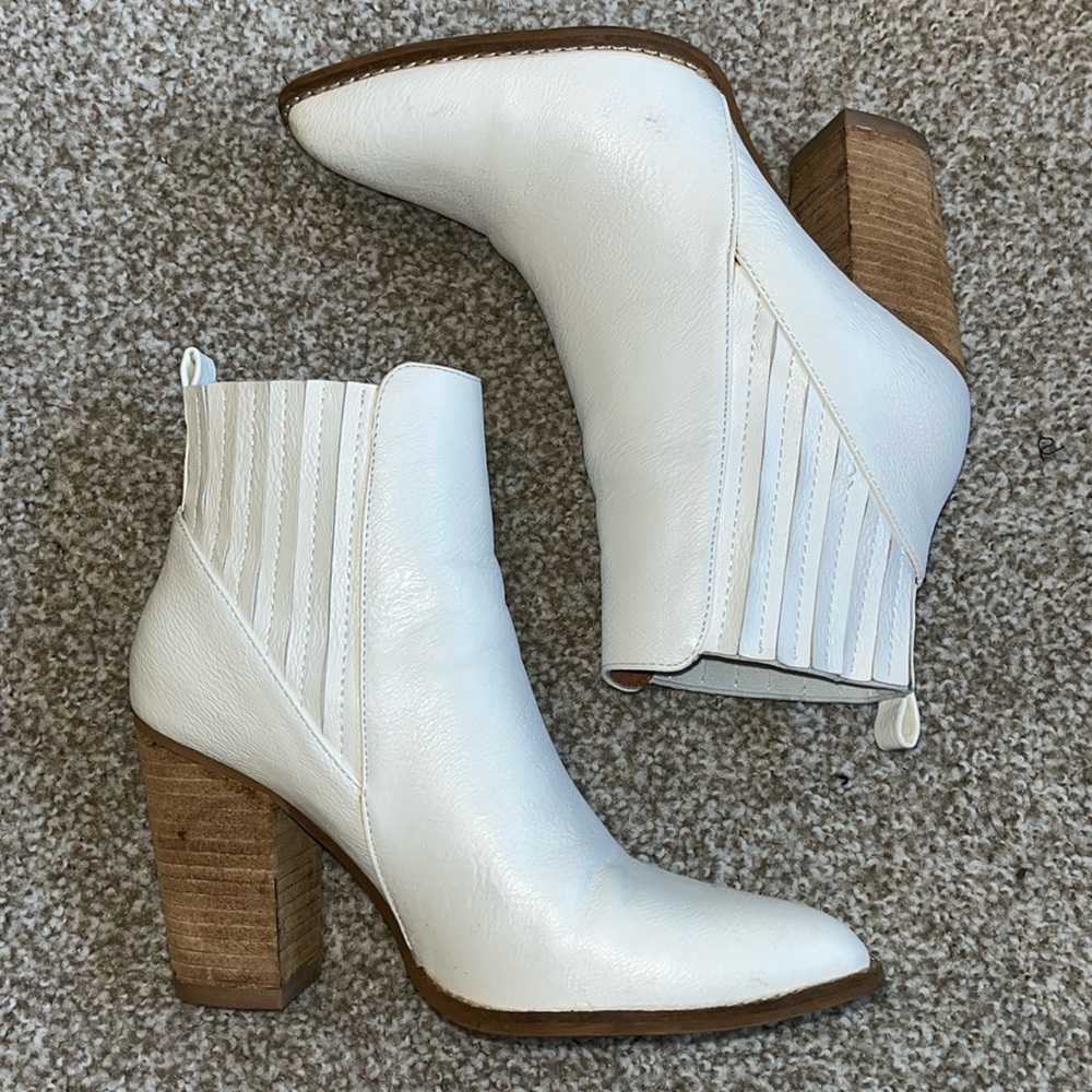 White booties